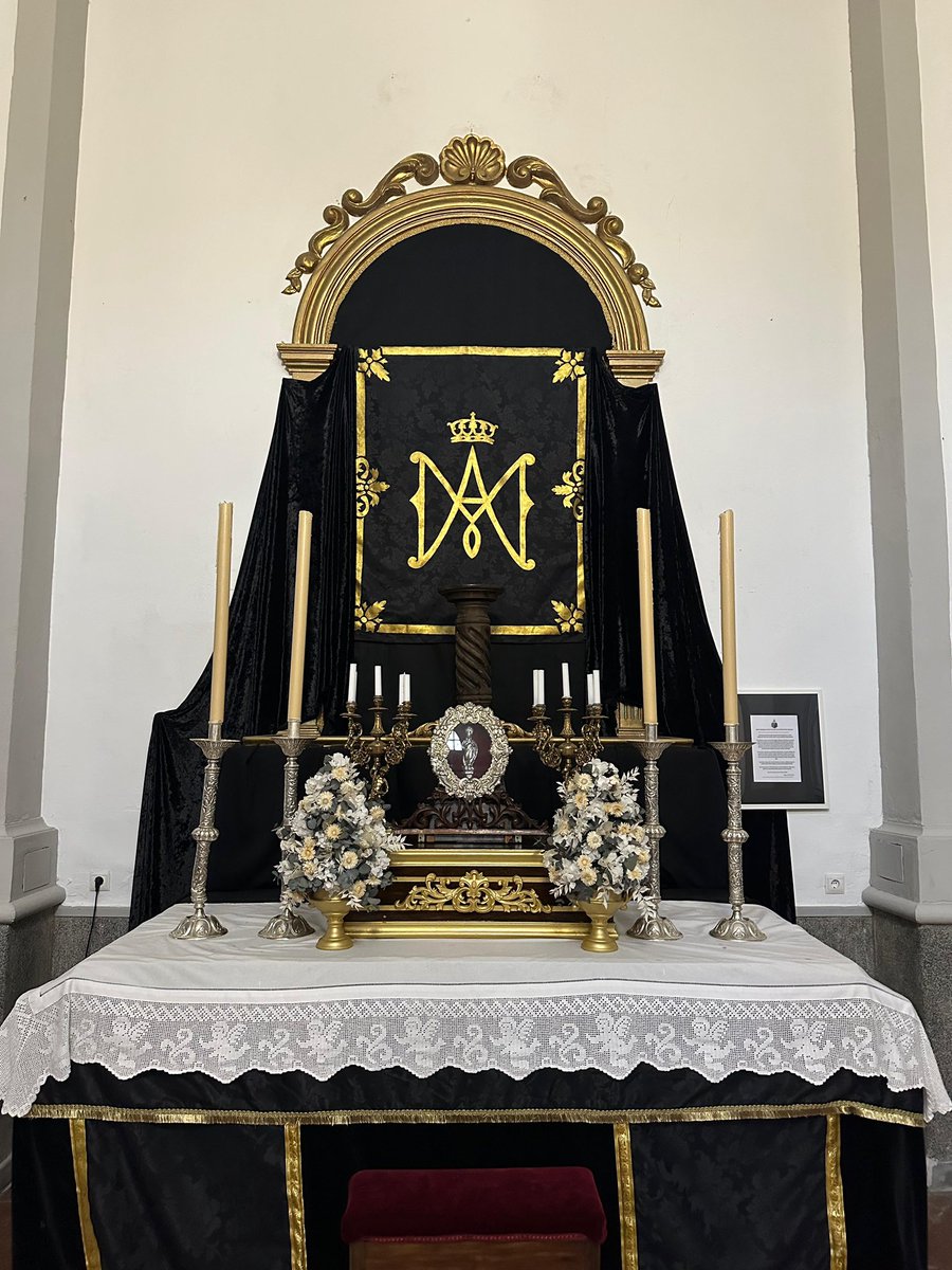 Nuestra Sagrada Titular será retirada temporalmente de culto para labores de preservación.

#CofradíasMLG