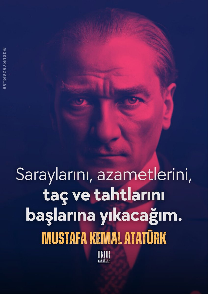 24 yaşındaki Kurmay Yüzbaşı Mustafa Kemal, 1905 yılında bazı hürriyetçi fikirleri ve eylemleri hükümetçe duyularak Yıldız Sarayı’nda sorguya çekilir, hapsedilir. 

Sorgu sonrasında yumruklarını sıkarak, “Saraylarını, azametlerini, taç ve tahtlarını başlarına yıkacağım.” demişti.