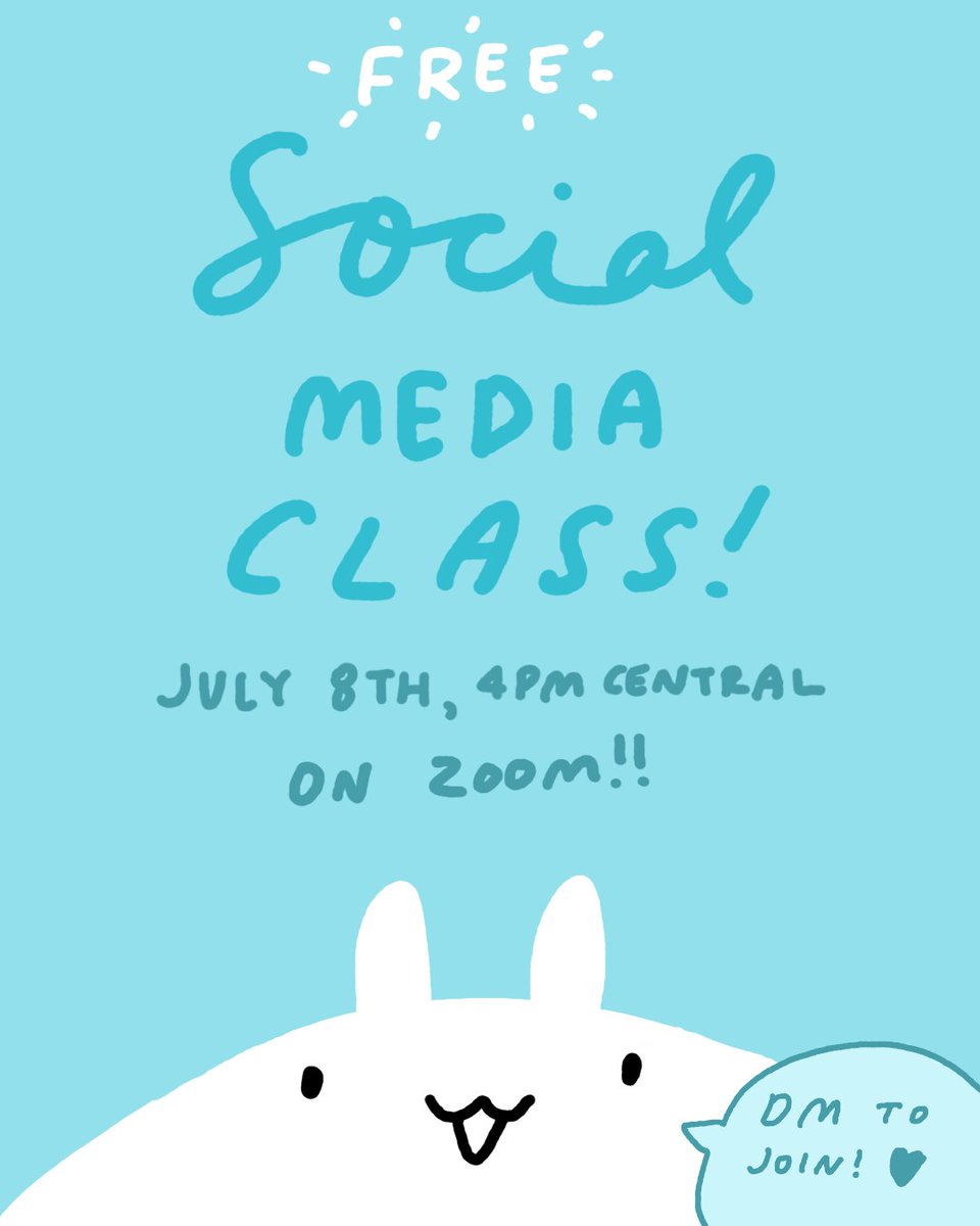 jaceandjudy's tweet image. i'm teaching a FREE social media class tomorrow on zoom at 4pm central! wanna come? leave a comment or DM me! :3
