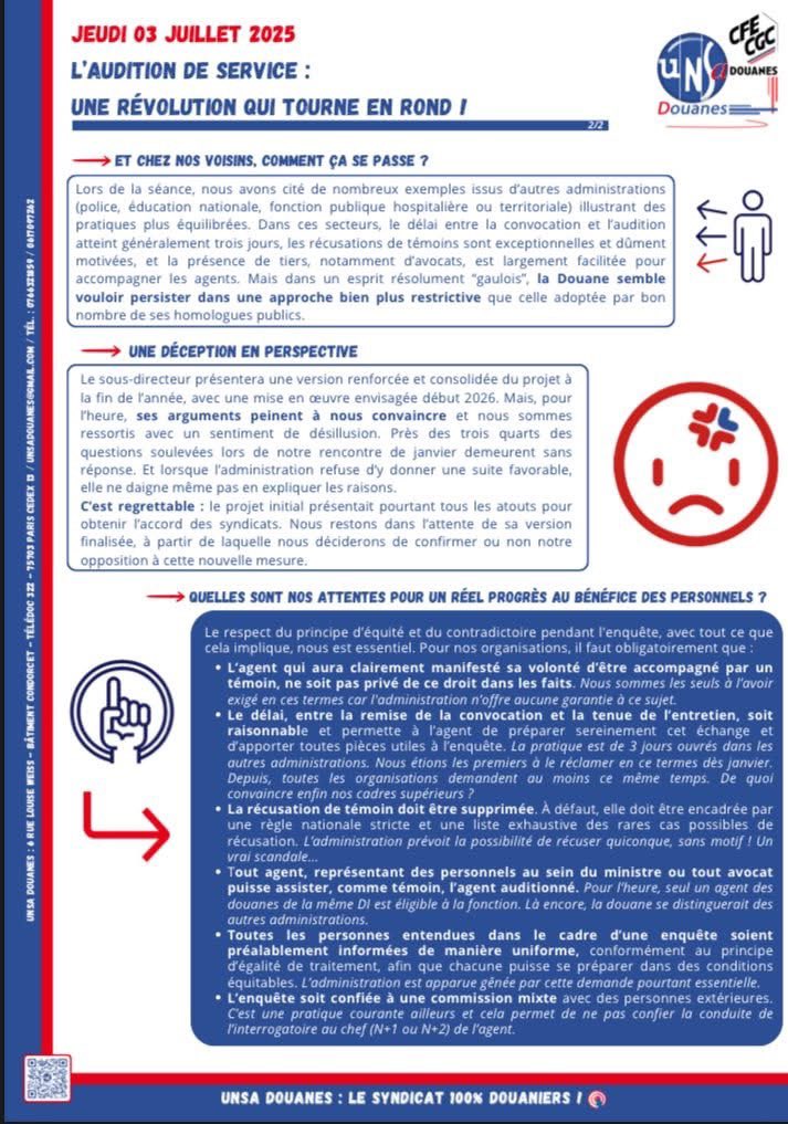 Audition de service : une révolution qui tourne en rond! #unsadouanes
unsadouanes.fr/fr/Audition_Se…