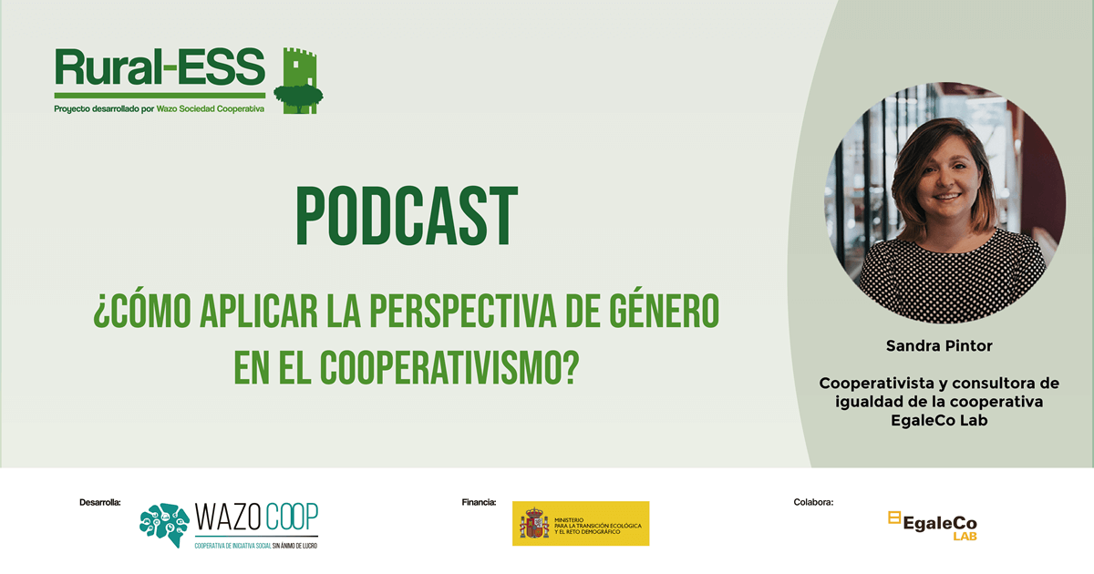 RuralESS's tweet photo. 👩💼 ¡Nuevo episodio del podcast Rural-ESS! Sandra Pintor de EgaleCo Lab nos habla sobre cómo aplicar la perspectiva de género en el cooperativismo rural. Escúchalo aquí: https://t.co/Y5ELiWylYC
#DesarrolloRural #Igualdad #RuralESS https://t.co/J5UN5Pd8h8