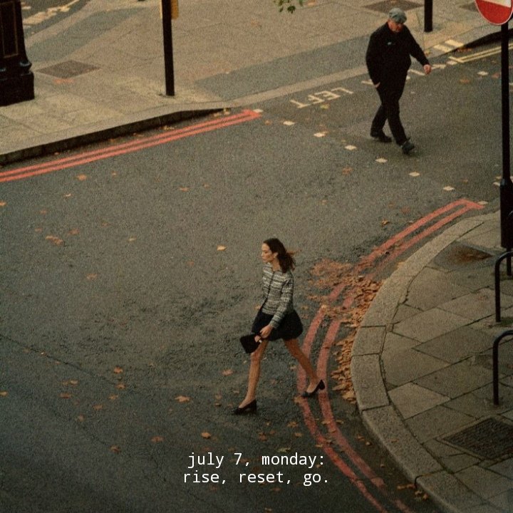 july 7, monday...