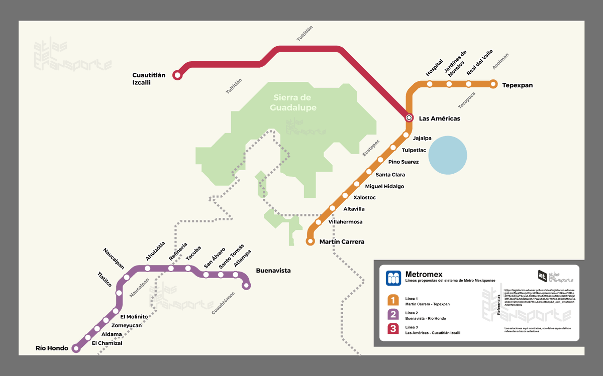 TranspAtlas's tweet image. Este es un Diagrama de líneas del Metromex - Estado de México
Las líneas son las marcadas en el plan como tren.
¿Cancelado?
No lo sabemos con certeza
Pero sería "Único en el mundo"
#Metromex #Edomex #Movimex