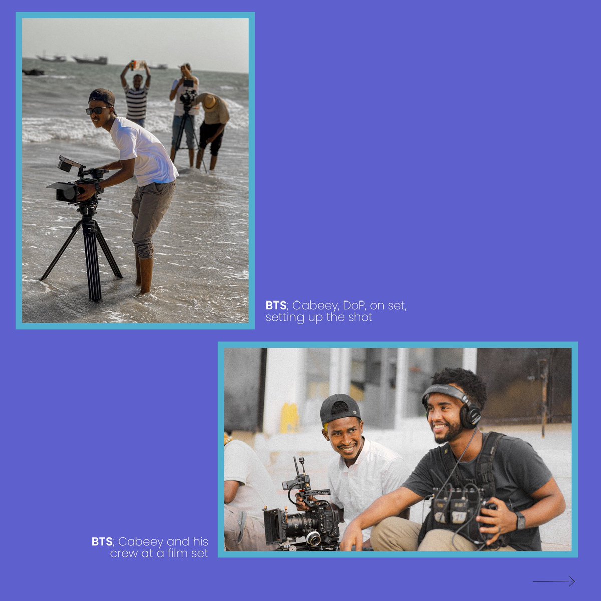 Meet Cabeey Mahamud — a young, self-made Somali Director of Photography and visual artist based in Mogadishu. With a background in motion design and cinematography, Cabeey is redefining Somali visual storytelling through bold, cinematic work.