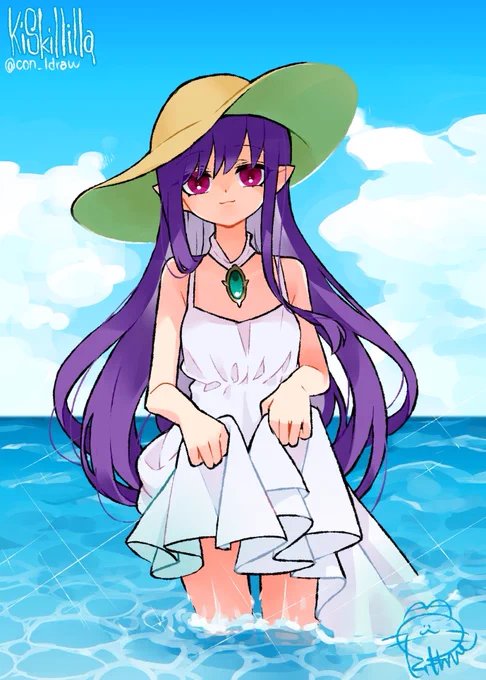 夏っぽ絵を再掲してゆきます