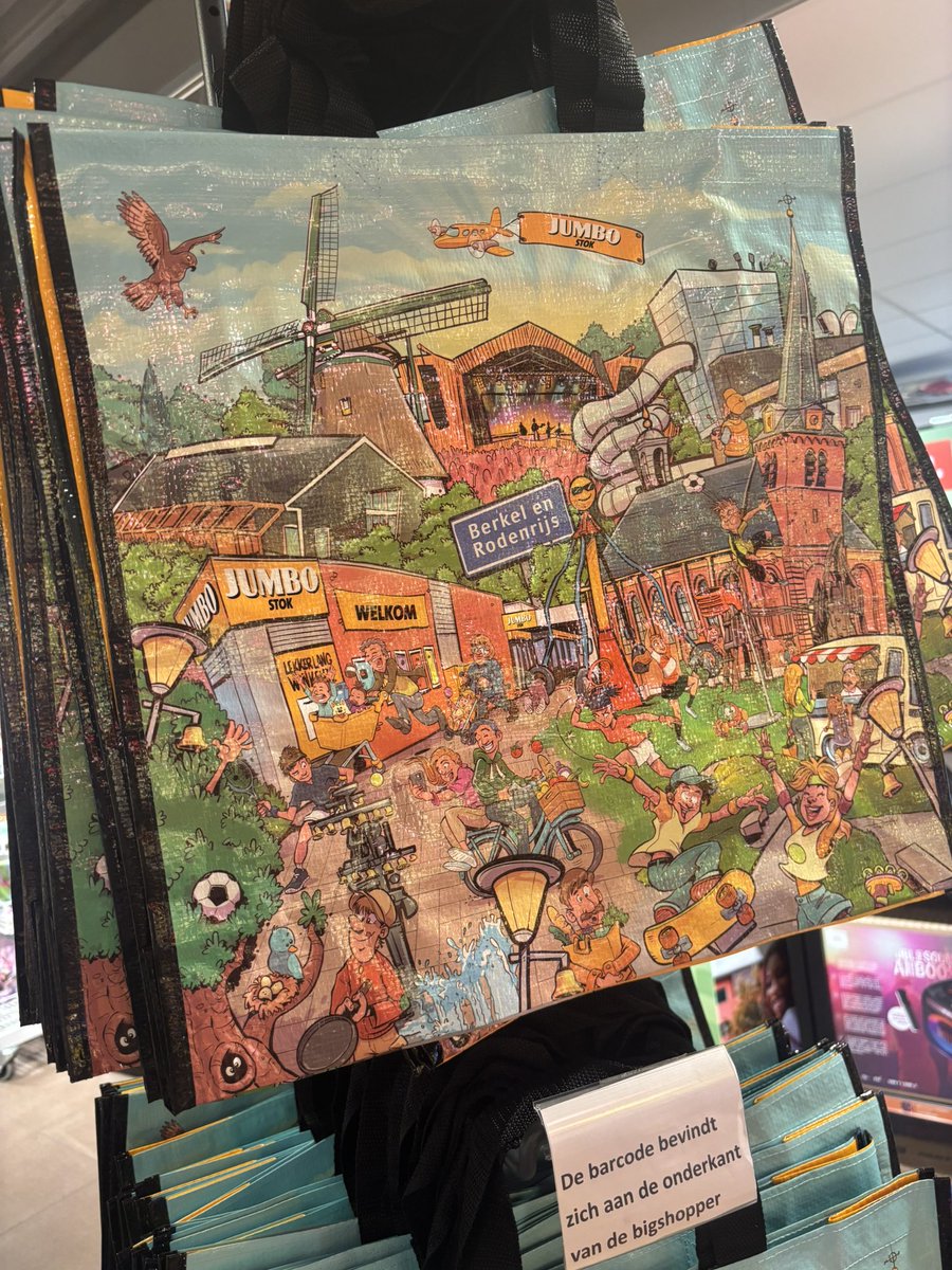 Beetje gek dat ik geen plaatsje heb op deze speciale Berkel editie van een Jumbo tas.