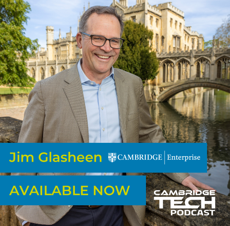CamTechPod's tweet image. Six months into the role, Jim Glasheen joins us to talk about his early moves as incoming CEO, like opening a London office to better plug Cambridge into global capital and talent flows. Tune in on your chosen podcast platform
#CamTechPod