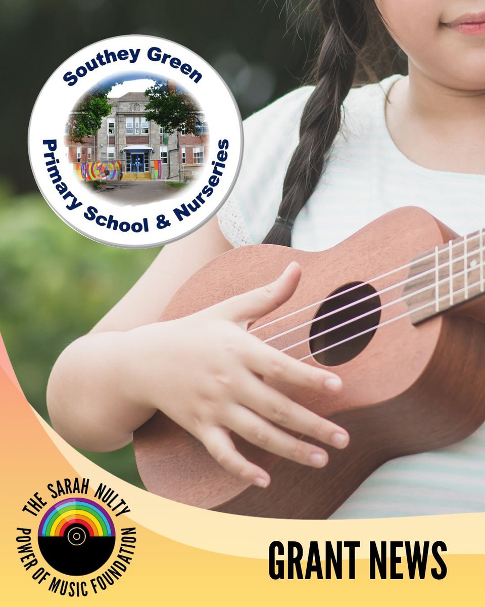 The Sarah Nulty Power of Music Foundation (@bemorenulty) on Twitter photo 🎶 GRANT NEWS: Unlocking Musical Potential in Schools 🎶 We’re delighted to announce that Southey Green Primary School is the latest recipient of a grant from the Sarah Nulty Power of Music Foundation! 💜
READ MORE: …arahnultypowerofmusicfoundation.co.uk/news/southey-g…
#BeMoreNulty #PowerOfMusic #Sheffield 🎶 GRANT NEWS: Unlocking Musical Potential in Schools 🎶 We’re delighted to announce that Southey Green Primary School is the latest recipient of a grant from the Sarah Nulty Power of Music Foundation! 💜
READ MORE: …arahnultypowerofmusicfoundation.co.uk/news/southey-g…
#BeMoreNulty #PowerOfMusic #Sheffield