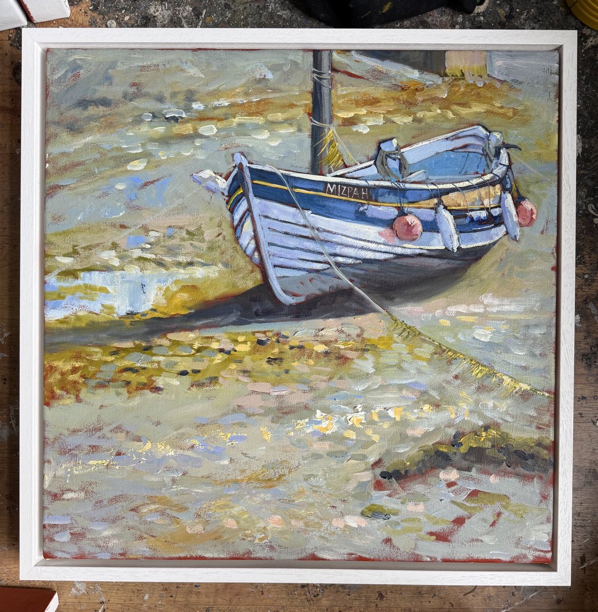 #Mizpah on a bright #June morning #Staithes #Beck 20x20” canvas plus frame