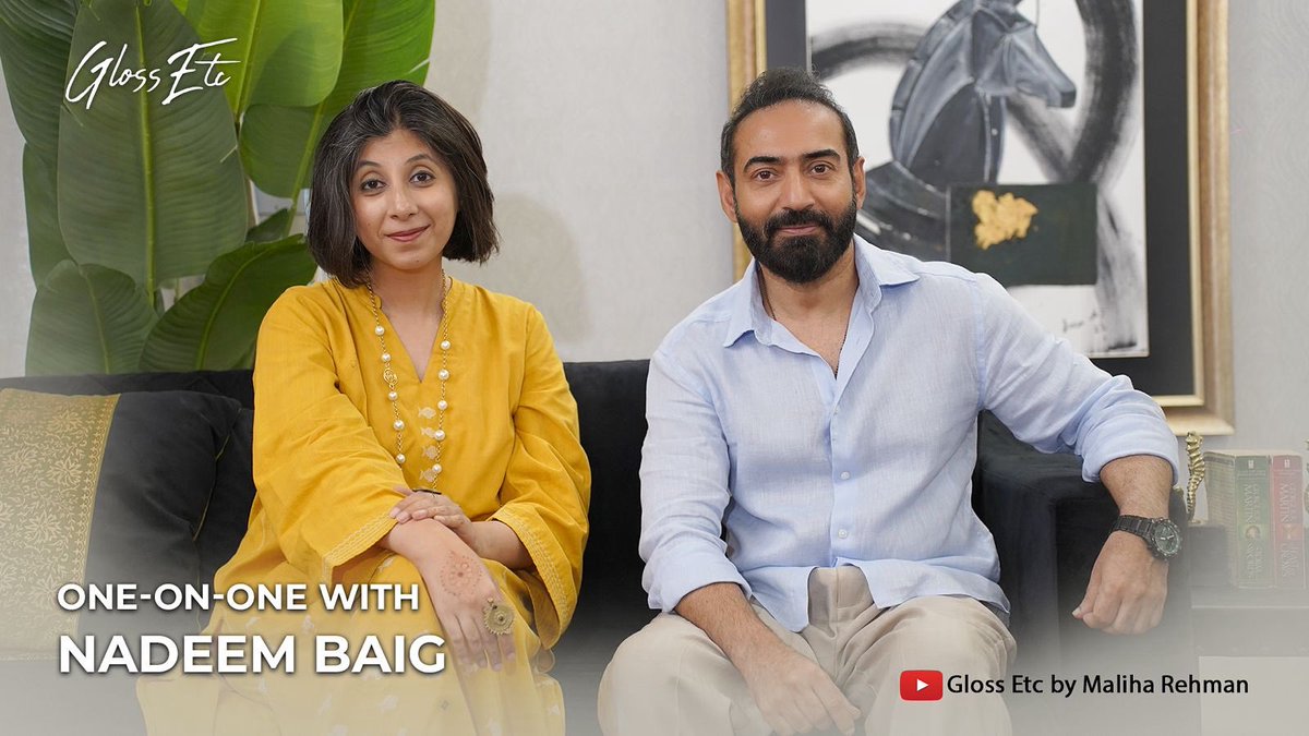 Maliha Rehman (@maliharehman) on Twitter photo Director/Producer #NadeemBaig is a visionary & a power player & yet, remains refreshingly modest. And this conversation comes right on time, with #LoveGuru’s recent success & #MainMantoNahiHoon coming up!
On #GlossEtcByMalihaRehman, YouTube
<a href="/nadeembaigg/">Nadeem Baig</a>
youtu.be/78vJ9xjW3bE?si… Director/Producer #NadeemBaig is a visionary & a power player & yet, remains refreshingly modest. And this conversation comes right on time, with #LoveGuru’s recent success & #MainMantoNahiHoon coming up!
On #GlossEtcByMalihaRehman, YouTube
<a href="/nadeembaigg/">Nadeem Baig</a>
youtu.be/78vJ9xjW3bE?si…