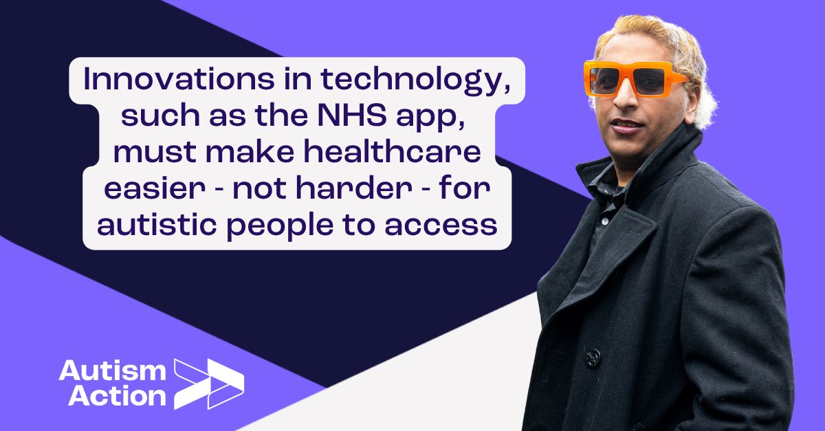 _AutismAction's tweet image. We're looking closely at the Government's 10 year Health Plan 'Fit for the Future'.
It is vital that all services meet autistic people's needs so they are no longer excluded from basic healthcare.
Innovations in technology, such as the NHS app, must make healthcare easier - not…