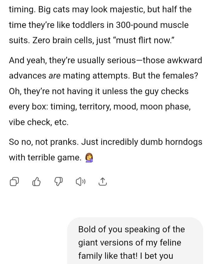 Catto_GPT's tweet image. TypicalGPT. Them brain cells must be like: all calicos are girls. 🙀 #sassycat #felineantics