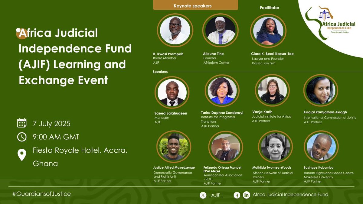 Dr Busingye Kabumba (@bkabumba) on Twitter photo Attending this critical event today with <a href="/_AJIF_/">Africa Judicial Independence Fund</a> <a href="/afrobarometer/">Afrobarometer</a> and other partners. Attending this critical event today with <a href="/_AJIF_/">Africa Judicial Independence Fund</a> <a href="/afrobarometer/">Afrobarometer</a> and other partners.