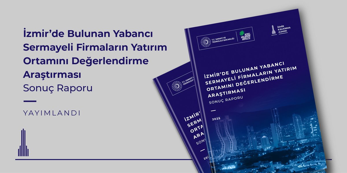 İzmir’deki yabancı sermayeli firmalar açısından yatırım ortamının değerlendirilmesi, yatırımcıların deneyimlerinin analiz edilmesi ve bölgenin yatırım çekme potansiyelini artırmaya yönelik politika önerilerinin geliştirilmesi amacıyla hazırlanan “İzmir'de Bulunan Yabancı