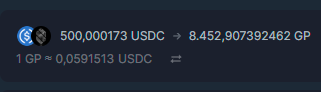 A_CutePupper's tweet image. thanks for making me rich 🫶 @SolportTom $GP