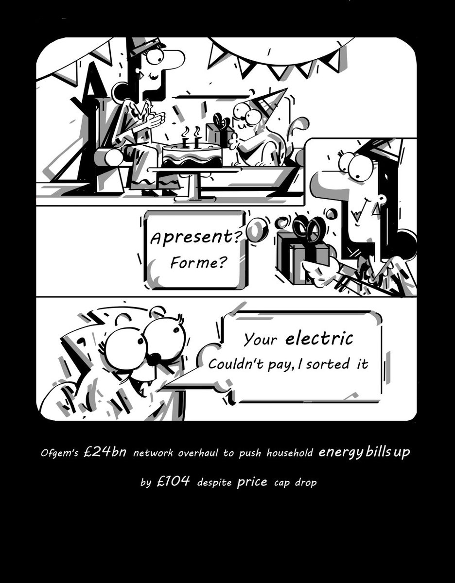 AttleeSarah80's tweet image. Morning People 🌹
What a lovely present for me!!!
Ah, brilliant! Ofgem’s £24bn overhaul means we’ll only pay £104 more for the privilege of still freezing in winter. Cheers, lads, real sorted it energy, that.
The peak British Ingenuity
#BBCBreakfast #r4today #bbclaurak