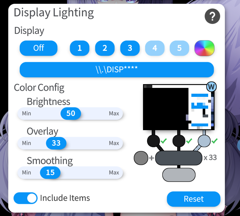 Want adaptive lighting? Just go to Vtube studio &gt; settings &gt; camera icon &gt; under display lighting &gt; mess with settings! mine is brightness 50, overlay 33, smoothing 15!