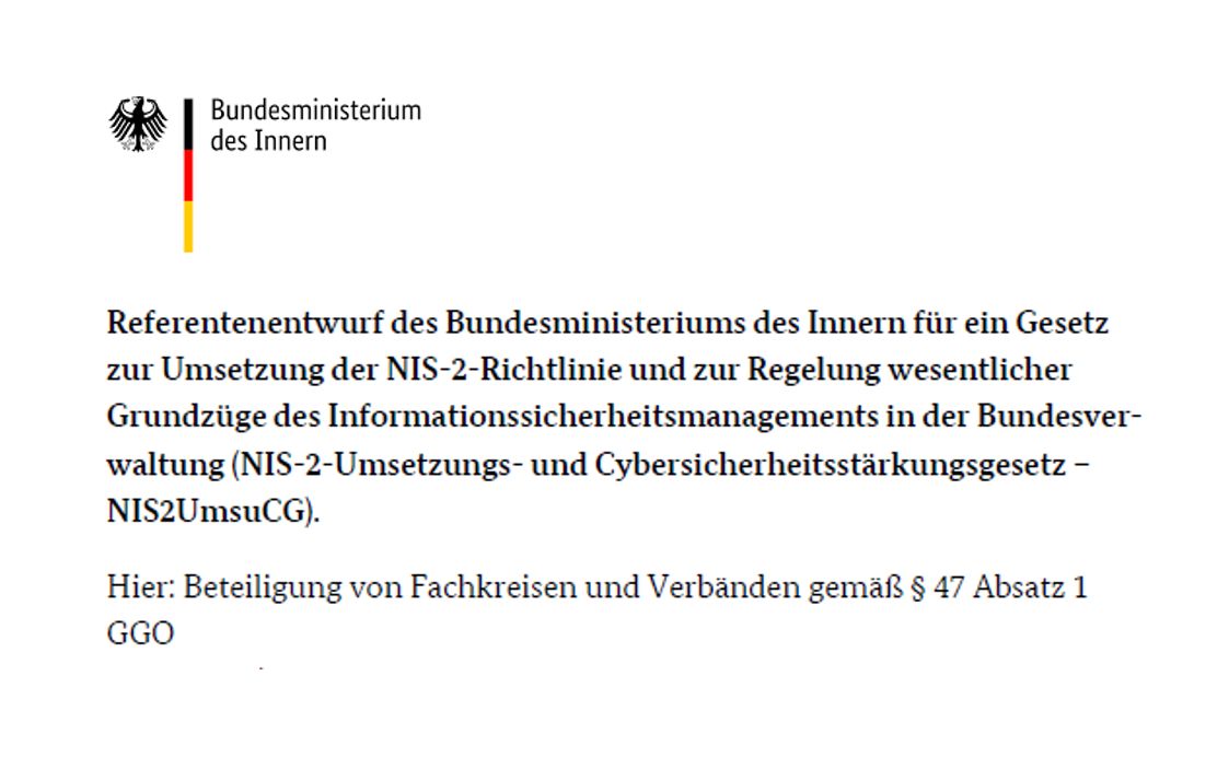 Bundesverband IT-Sicherheit e.V. (TeleTrusT): Stellungnahme und Kommentierung zum aktuellen BMI-Referentenentwurf für ein NIS-2-Umsetzungsgesetz

teletrust.de/publikationen/…

#NIS2
#KRITIS