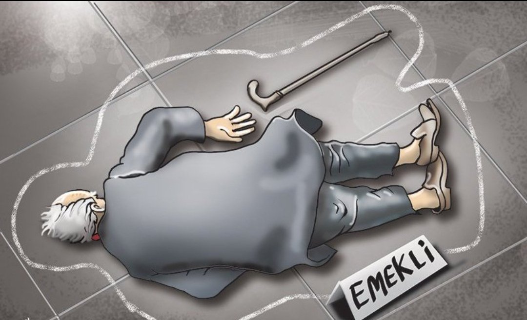 TAG
👇
#EmekliölümSınırında

Yoksulluk sınırı bizim için lüks !
Açlık sınırı ? O da zor !

Tebrikler "Yeni" Türkiye !

Yıllarca alın terini bu toprağa akıtan #Emekli nizi ;

Nihayet ölüm sınırına ulaştırdınız !

#5000KısmiölümeTerkedildi
<a href="/_cevdetyilmaz/">Cevdet Yılmaz</a>
<a href="/memetsimsek/">Mehmet Simsek</a>
<a href="/isikhanvedat/">Prof. Dr. Vedat Işıkhan</a>