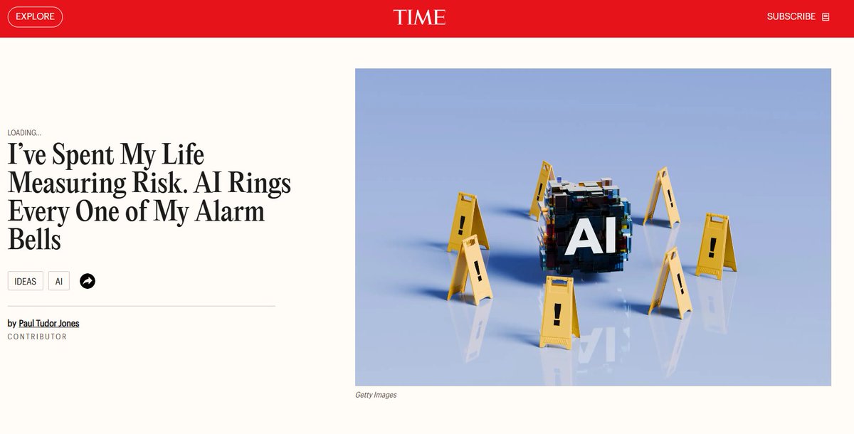 "The unemployment data on entry-level jobs is a call to action. The first signs of the societal disruptions of AI are already here.”"

Paul Tudor Jones: The warning about AI is playing out in real-time, right before our eyes. 

As someone who has spent nearly half a century as a