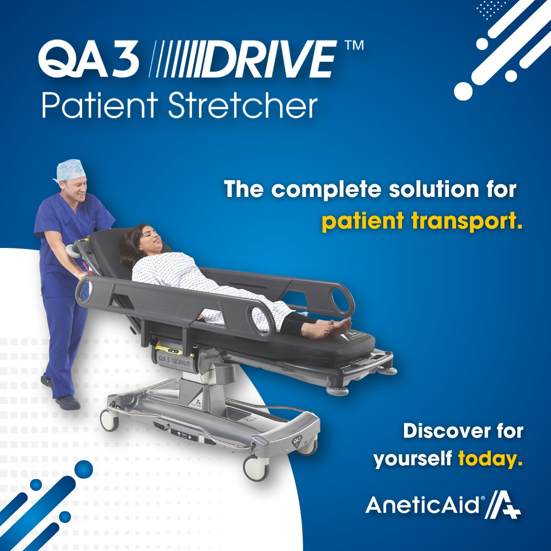 AneticAidLtd's tweet photo. Thinking about manual handling? Then Think Anetic and the QA3β’ DRIVE Patient Stretcher.
Discover the complete solution for patient transport below, you won't be disappointed π
https://t.co/nnTz0zfh42
#thinkanetic #manualhandling #drive #patient #stretcher #qa3 #innovation https://t.co/dJqGtYeH4a