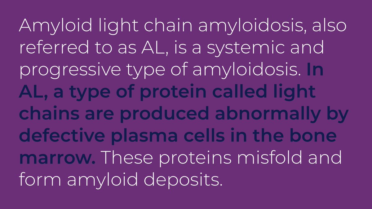 Alexion (@alexionpharma) on Twitter photo What is amyloid light chain (AL) #amyloidosis? Learn more about this #RareDisease below. 
Amyloid light chain (AL) #amyloidosis, also referred to as AL, is a rare, systemic and progressive disorder caused by defective plasma cell in the bone marrow. What is amyloid light chain (AL) #amyloidosis? Learn more about this #RareDisease below. 
Amyloid light chain (AL) #amyloidosis, also referred to as AL, is a rare, systemic and progressive disorder caused by defective plasma cell in the bone marrow.
