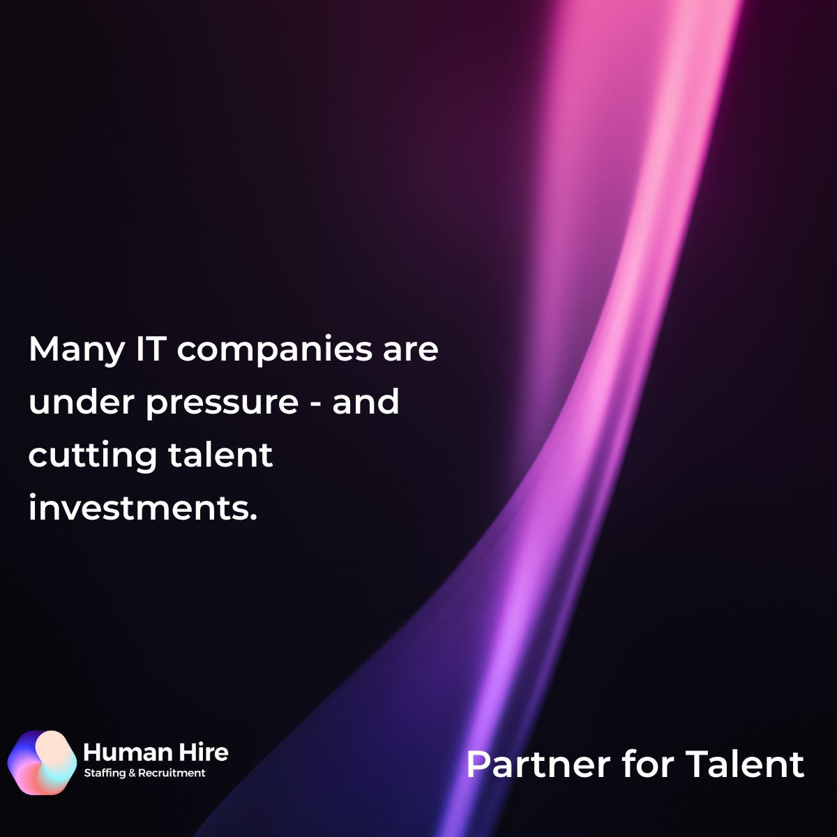 HumanhireCorp's tweet photo. Many IT companies are under pressure — and cutting talent investments. We say: don’t pause, pivot.
At Human Hire, we help you hire smarter, even in tough times.
#PartnerForTalent #Hiring #HumanHire #TechRecruitment #FutureOfWork https://t.co/OKrc7u1Yv7