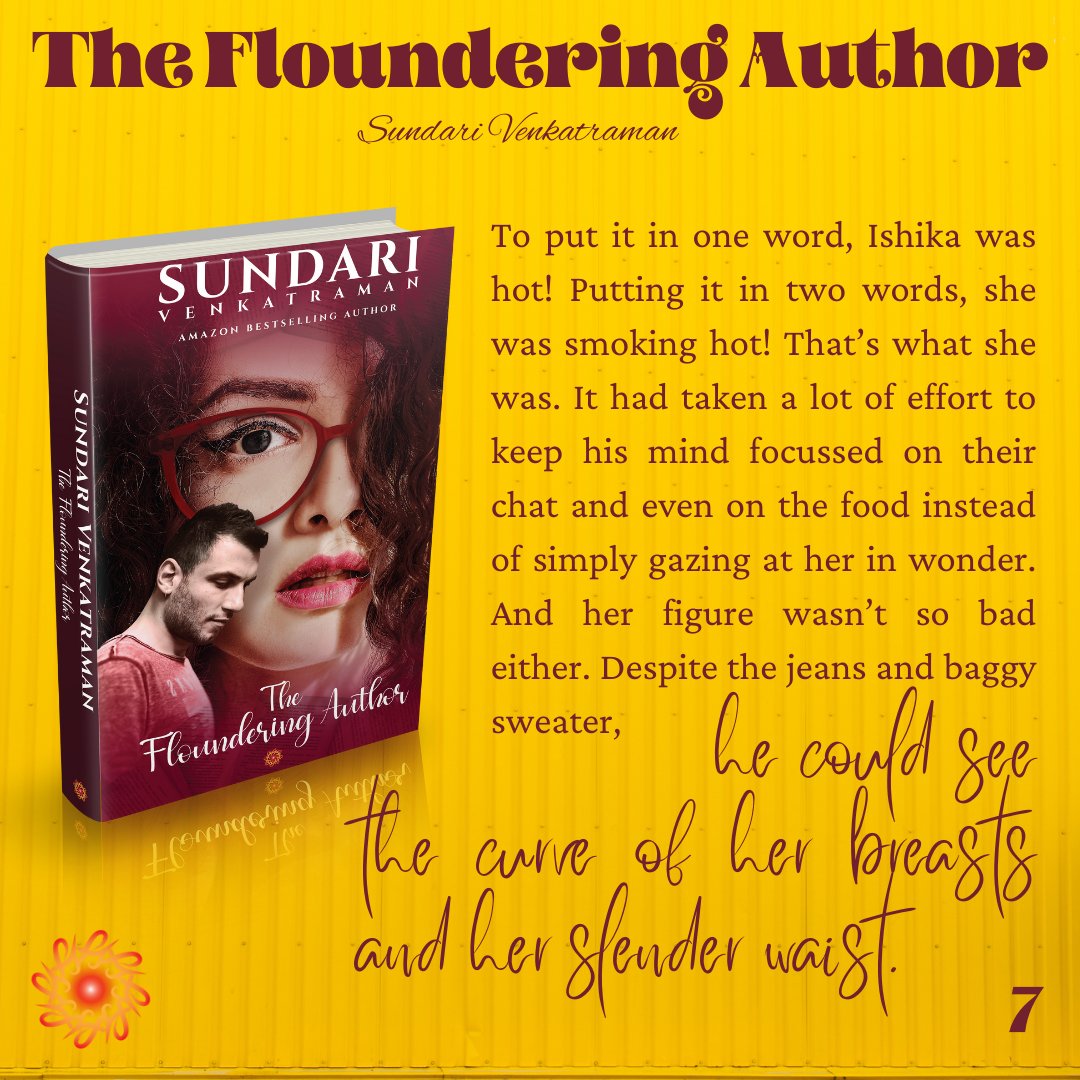 sundarivenkat's tweet image. #TheFlounderingAuthor #SundariVenkatraman #KindleUnlimited #Romance #paperback #audiobooks amazon.com/dp/B09R4L5KDW The commissioning editor of a publishing house in Delhi, Ishika is keen to have Jai’s book as part of Cooper Publishing House’s catalogue, only to find her path…