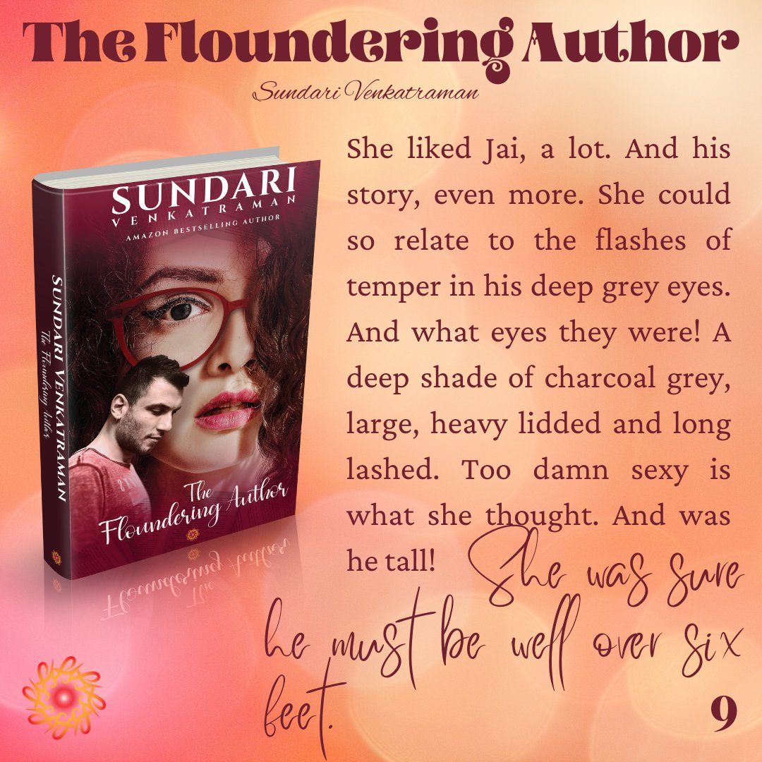 sundarivenkat's tweet image. #TheFlounderingAuthor #SundariVenkatraman #KindleUnlimited #Romance #paperback #audiobooks amazon.com/dp/B09R4L5KDW The commissioning editor of a publishing house in Delhi, Ishika is keen to have Jai’s book as part of Cooper Publishing House’s catalogue, only to find her path…