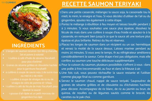 toutComment's tweet image. Recette saumon teriyaki cuisine.toutcomment.com/recette/recett… #cuisine