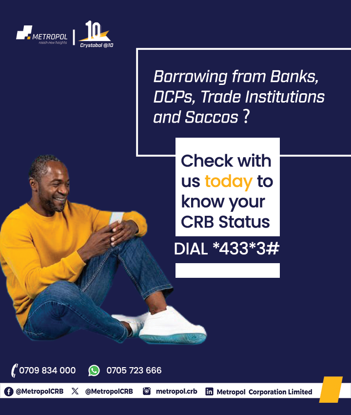 Get your borrowing history in a fast and convenient way.

Dial *433# or Download Crystobol App from Google Playstore play.google.com/store/apps/det…

#UsikwameKupataLoan | #Crystobolat10