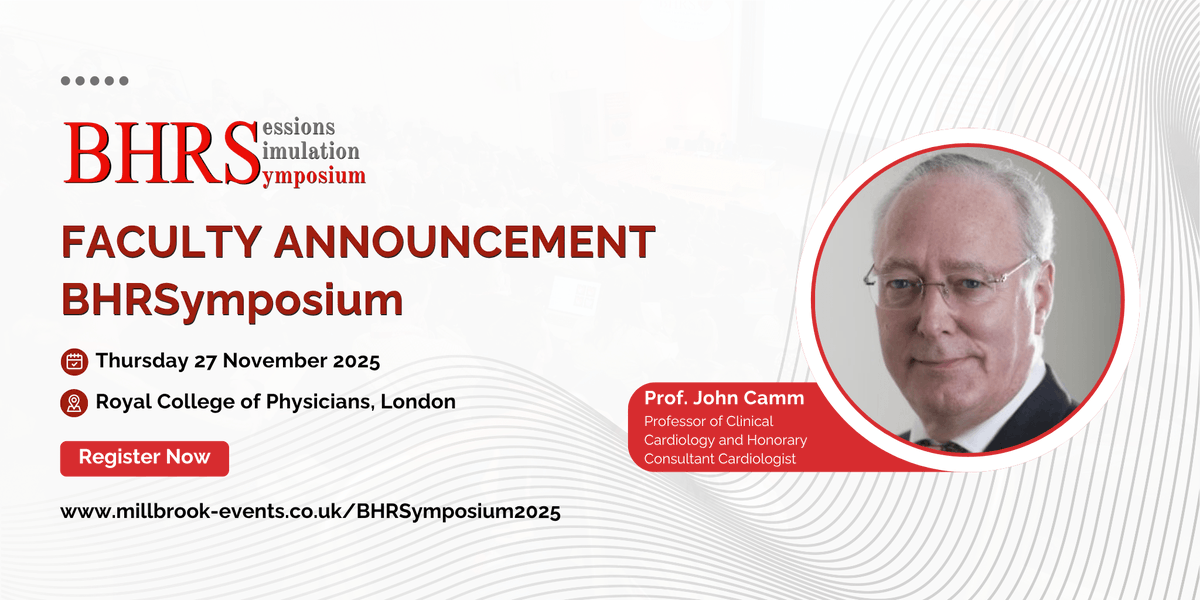 BHRS (@bhrsociety) on Twitter photo 🤝The BHRS is delighted to announce a special joint session at this year’s #BHRSymposium, in collaboration with <a href="/escardio/">European Society of Cardiology</a>
This collaboration brings added depth to an already packed programme. More details coming soon!
This way to sign up👉 millbrook-events.co.uk/event/BHRSympo… 🤝The BHRS is delighted to announce a special joint session at this year’s #BHRSymposium, in collaboration with <a href="/escardio/">European Society of Cardiology</a>
This collaboration brings added depth to an already packed programme. More details coming soon!
This way to sign up👉 millbrook-events.co.uk/event/BHRSympo…