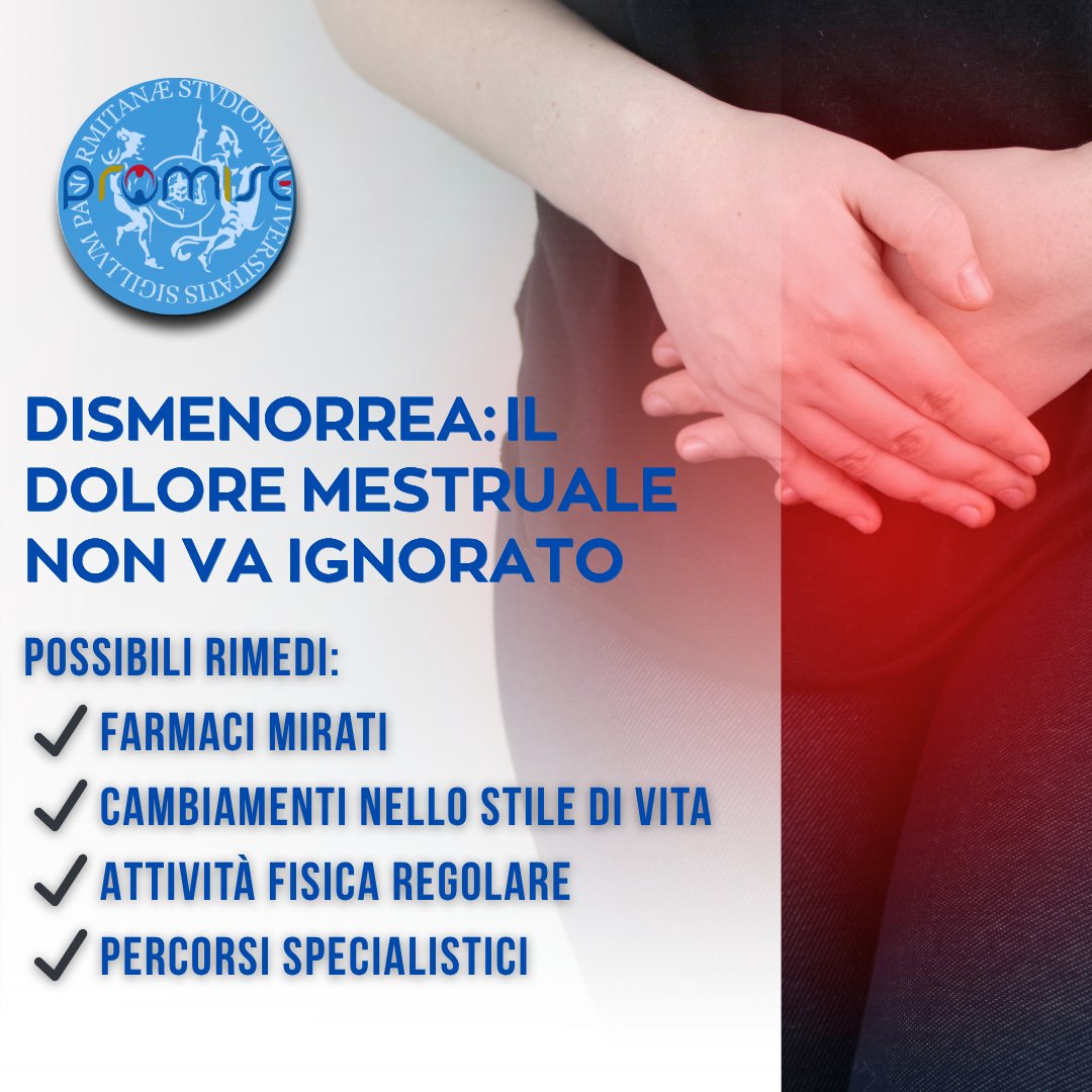 Il dolore mestruale intenso non è “normale” e non va banalizzato. La dismenorrea può limitare le attività quotidiane, il lavoro, lo studio e la qualità della vita. Il dolore cronico è un segnale: ascoltare il proprio corpo è il primo passo. #promiseunipa #ginecologia #dismenorrea