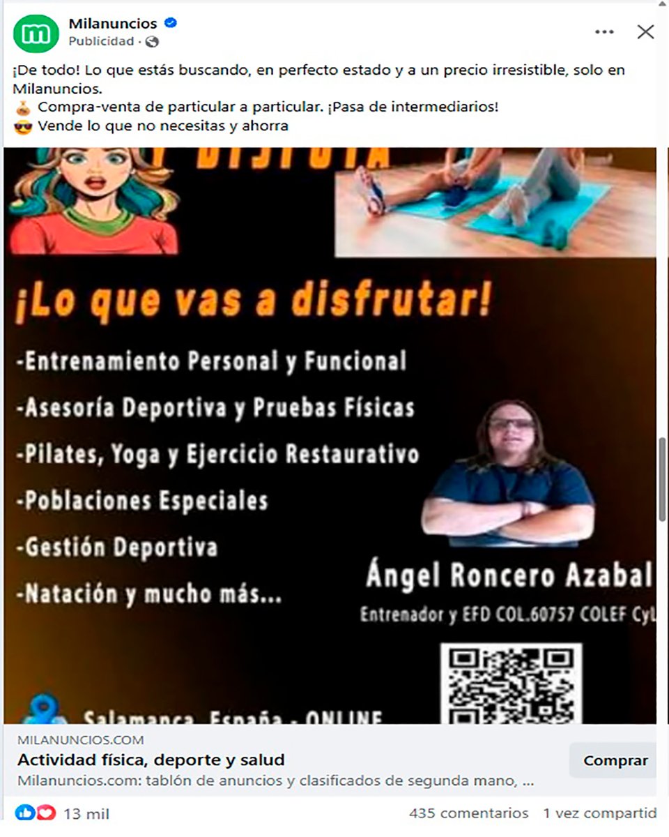 Angel33CCAFYDE's tweet photo. 🔴🏋🏽🧘🏽‍♂️🏊🏽@Milanuncios muchas gracias por la publicidad de mi anuncio, yo lo agradezco mucho porque así me ayudas mucho a llegar a gente. 👏🏽❤️
🔗Link: https://t.co/Ff2QxHLb5o
#EFD #TAFAD #CAFYD #EntrenadorDeportivo #Deporte #Fitness https://t.co/yVi92POdgU