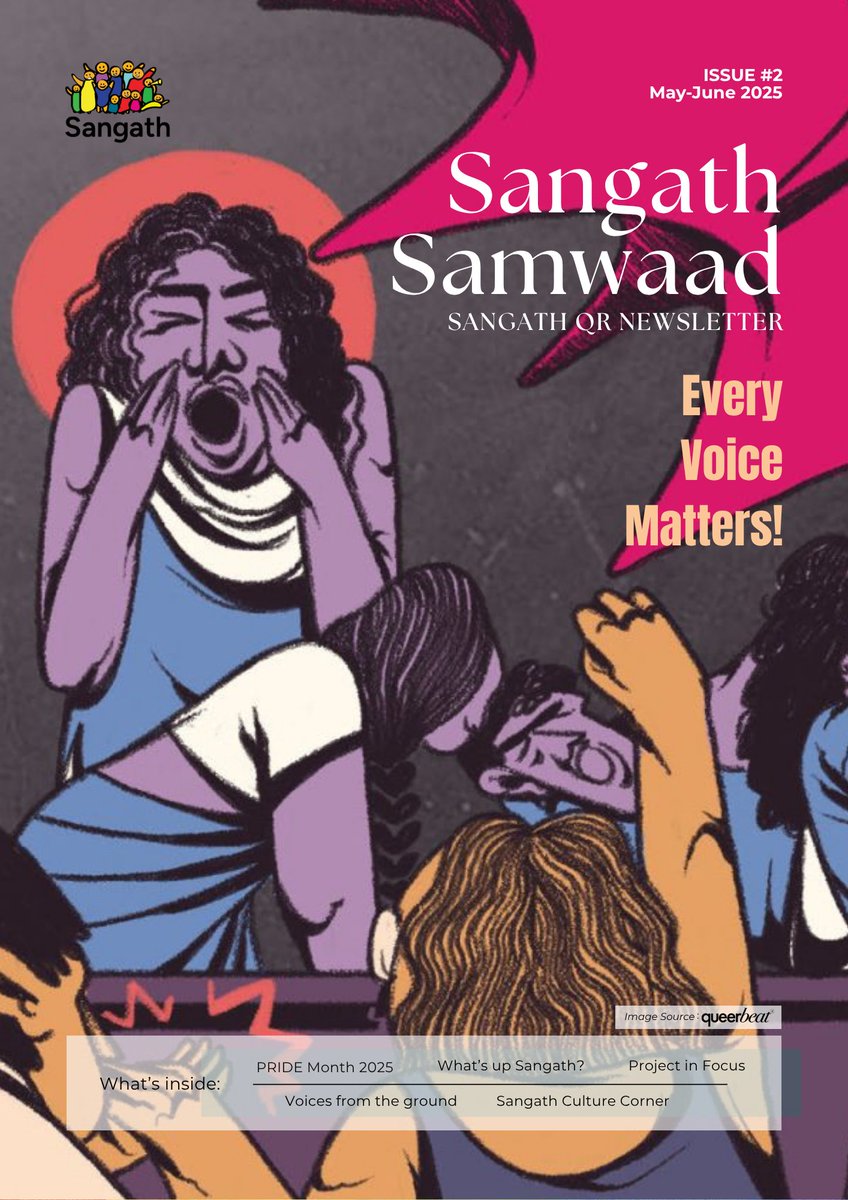 SangathIndia's tweet image. @SangathIndia is thrilled to announce the release of the second edition of the Sangath QR Newsletter — #SangathSamwaad!
🫴 We invite you to take part in our journey as we steer towards innovations, challenges, and conversations.
🔗Read the full here: sangath.in/resource