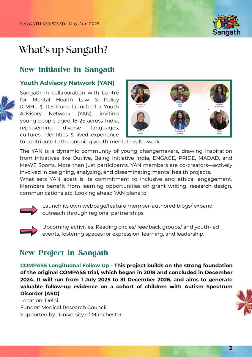 SangathIndia's tweet image. @SangathIndia is thrilled to announce the release of the second edition of the Sangath QR Newsletter — #SangathSamwaad!
🫴 We invite you to take part in our journey as we steer towards innovations, challenges, and conversations.
🔗Read the full here: sangath.in/resource