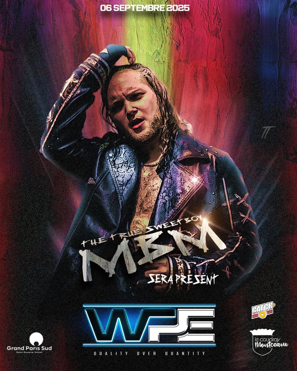 🚨BOMBE ANNONCÉE !

dernière annonce avant les vacances, mais ce qui vous attend est EXPLOSIF! 

Le 6 septembre prochain The True Sweet Boy MBM Champion par équipe de la CZW  va mettre le feu à la scène !
Billetterie ici ⬇️⬇️⬇️

catchplus.eu/event-details/…

Préparez-vous à la Bombe