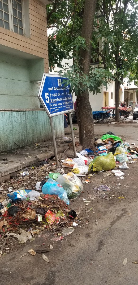 iXPRESS: When every street-corner starts looking like this, who do we blame? The Corporator? The BBMP? The local MLA? The MP? The Chief Minister? The Prime Minister? THE PEOPLE? #WhoseGarbageIsItAnyway? #Garbage #CivicSense #BBMP #Bengaluru