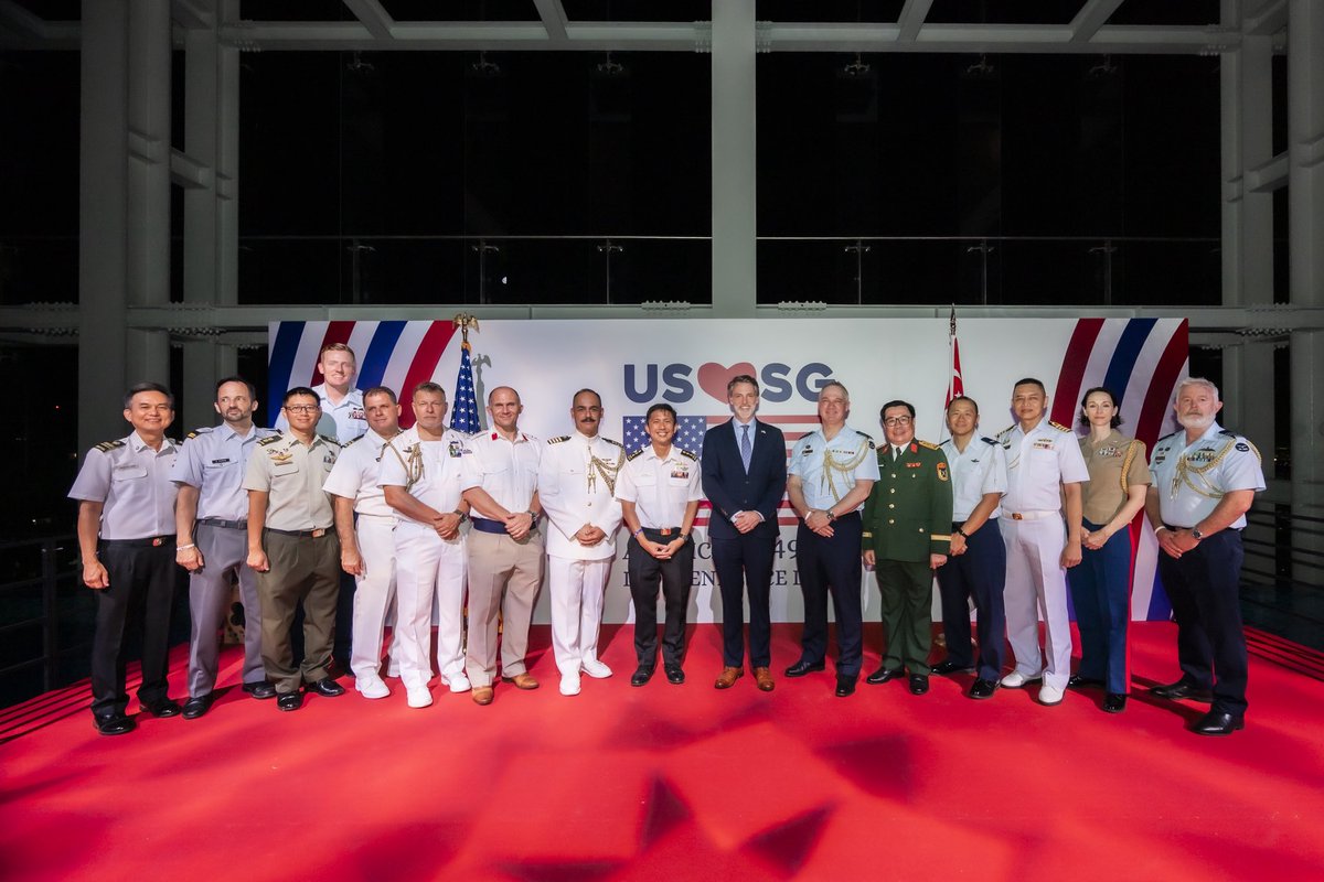 We celebrated America’s 249th Independence Day in Singapore—and officially launched the 60th anniversary of U.S.-Singapore diplomatic relations! 🇺🇸🇸🇬

With timeless American music spanning the decades and fantastic company, the evening honored our shared values of liberty,