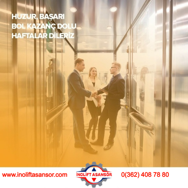 Enerjinizin bol, işlerinizin rast gideceği bir hafta dileriz. 📷
"İNOLİFT ASANSÖR"
📷 0554 915 29 07
inolift.com