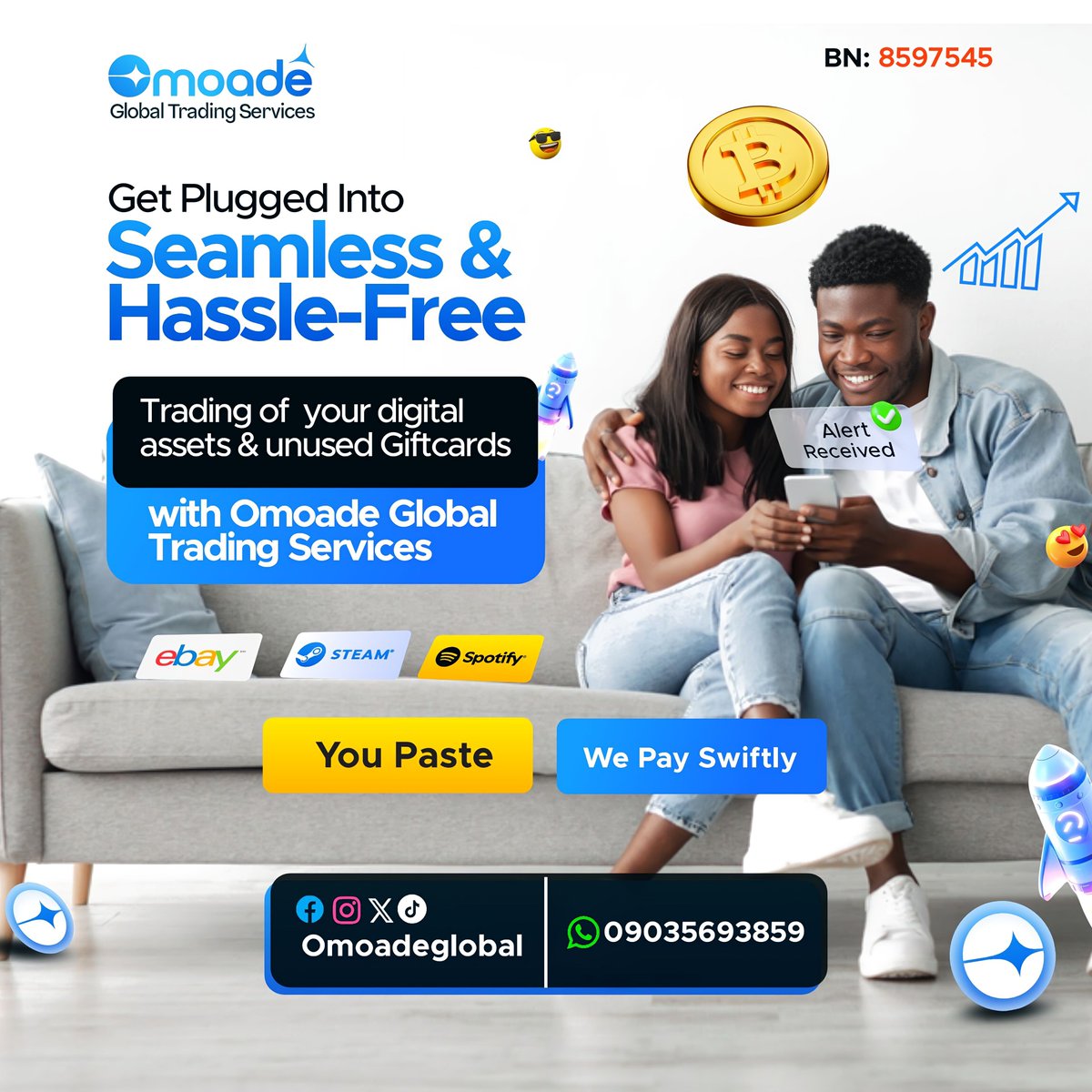 OmoadeGlobal's tweet image. Keep Walking With Us In This Month Of JULY As We Make You Experience Seamless Trading With Guaranteed Safety
Sharp Confirmation, Swift Payout⚡️
If You Work With Us, You Will Definitely Get Paid💯
We Post Daily Rates Updates 📝
Grind Hard, Trade Smart💼🫱🏿🫲🏾