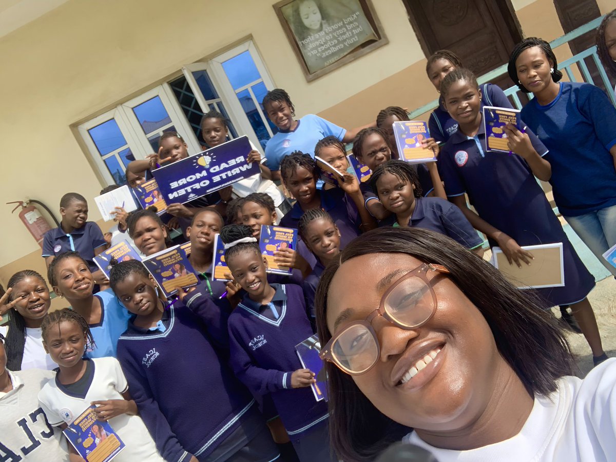 nexogirls's tweet photo. What an inspiring day we had at ICAST School, Ibadan last Wednesday! Our "Feel Free To Write {#FF2WRITE}" seminar trained 30 female students with practical writing &amp; storytelling skills

Thank you to @MsEniolaIbrahim and everyone who supported

#nexogirls #volunteerbigproject25 https://t.co/HdbYK2ZlzL