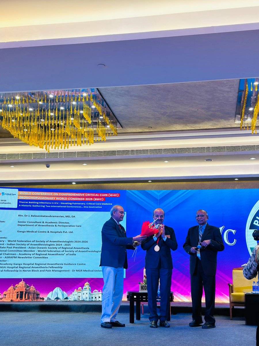 WFSA (@wfsaorg) on Twitter photo We are proud to share that WFSA Secretary and ISA President, Dr J. Balavenkatsubramanian <a href="/BalavenkatSubr1/">Balavenkat Subramanian</a> delivered the prestigious #W4C Oration at the World Congress of Critical Care in New Delhi yesterday.
📍 Ghaziabad, NCR, India
🗓️ 4–6 July 2025 We are proud to share that WFSA Secretary and ISA President, Dr J. Balavenkatsubramanian <a href="/BalavenkatSubr1/">Balavenkat Subramanian</a> delivered the prestigious #W4C Oration at the World Congress of Critical Care in New Delhi yesterday.
📍 Ghaziabad, NCR, India
🗓️ 4–6 July 2025