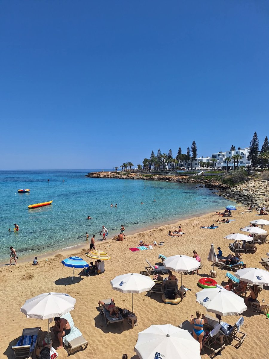 CyprusPassion's tweet image. Good morning from Fig Tree Bay 🏖 🇨🇾 Today's temperature 31°C (feels like 38°C) 🥵🌞#Protaras