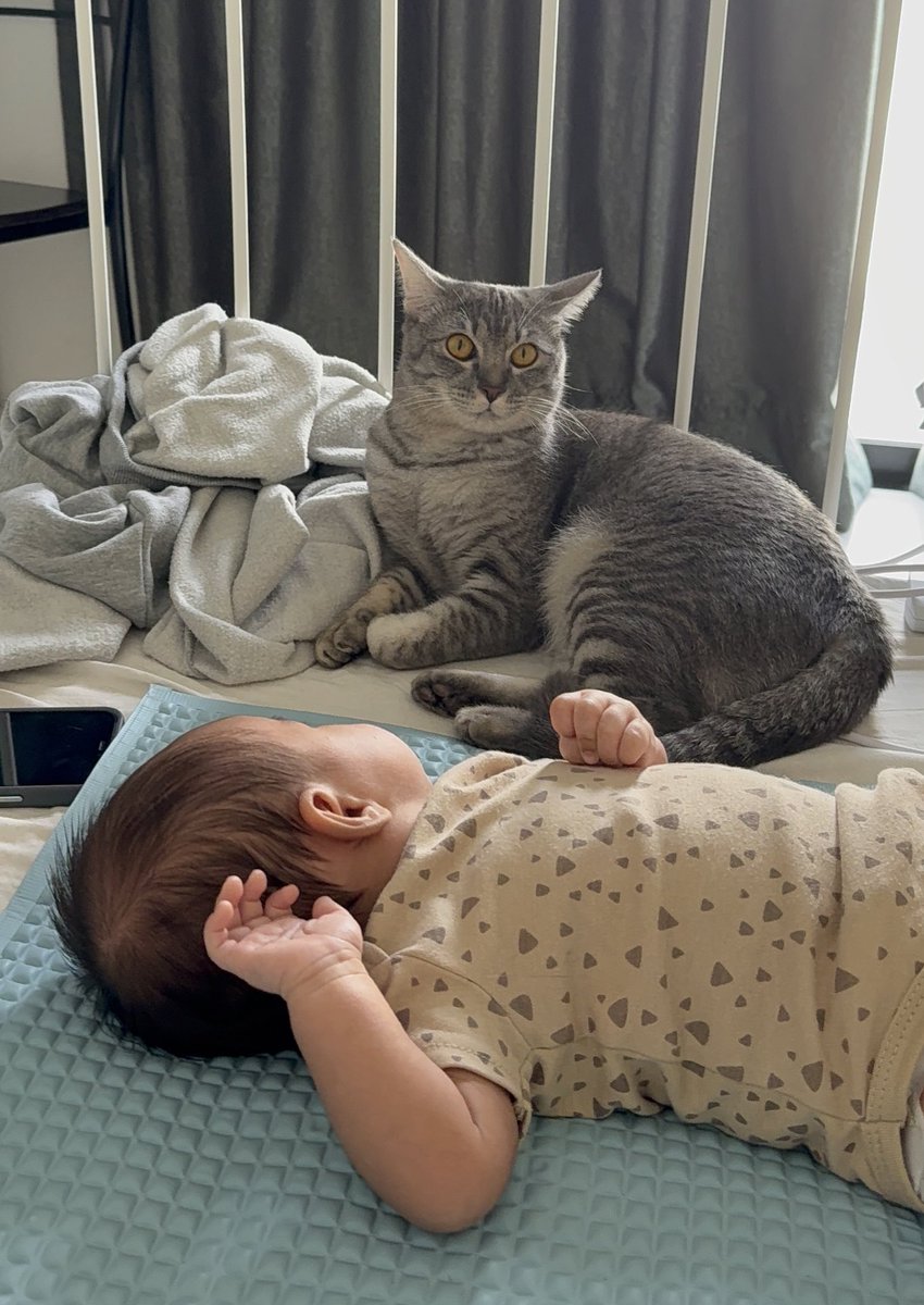 “Caland lagi comel bukan adik baby”