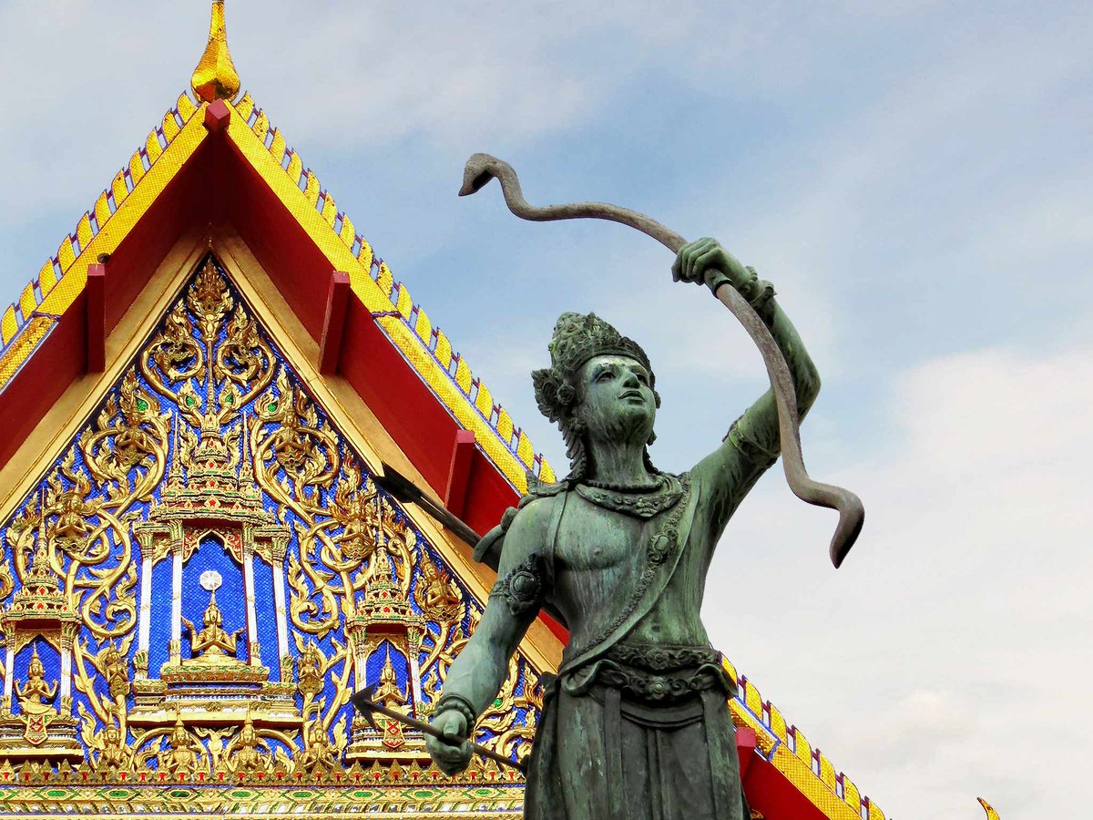 🚨 Statue of Shri Ram in Bangkok, Thailand 🇹🇭