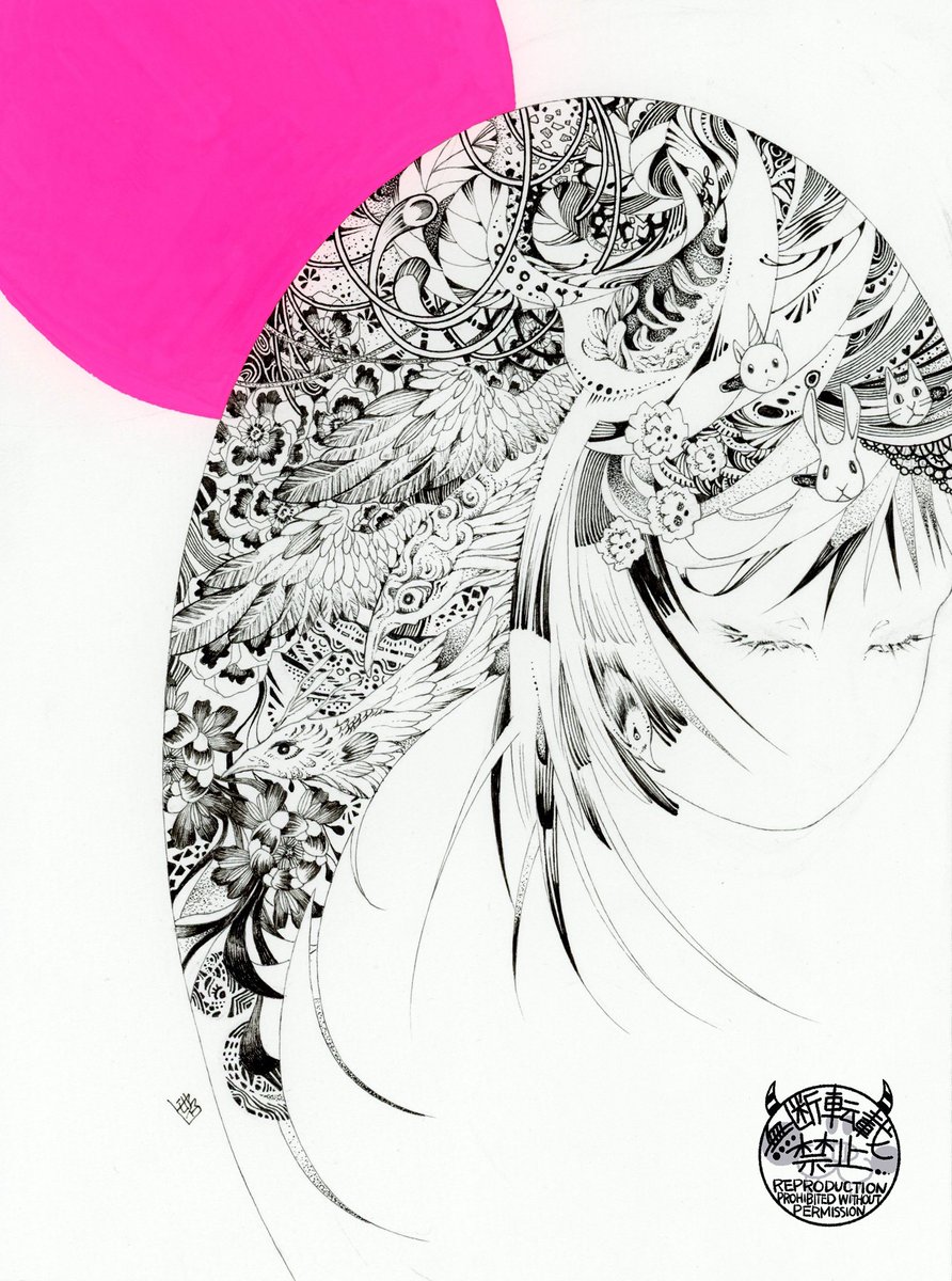 安心立命
#ペン画 #art #アナログ絵 #イラスト