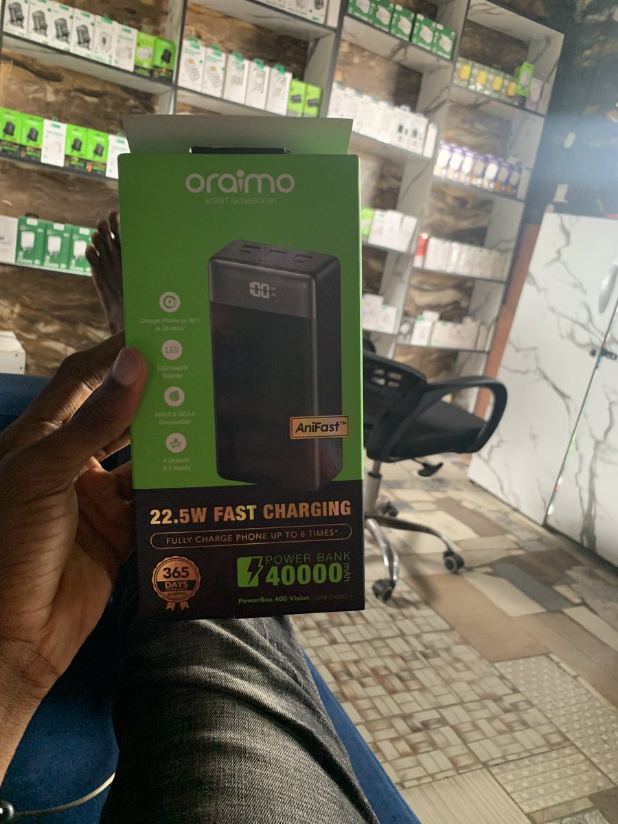 bonny129u's tweet image. Check out

&quot;🔋 Power up your world! Just sold an Oraimo 40000mAh Power Bank – the ultimate juice for your devices! ⚡ Charge your phone up to 8x, keep tablets &amp;amp; gadgets alive for days! Grab yours now &amp;amp; stay charged on the go! 🚀 #OraimoPower #TechMustHave&quot;

I-man Communication