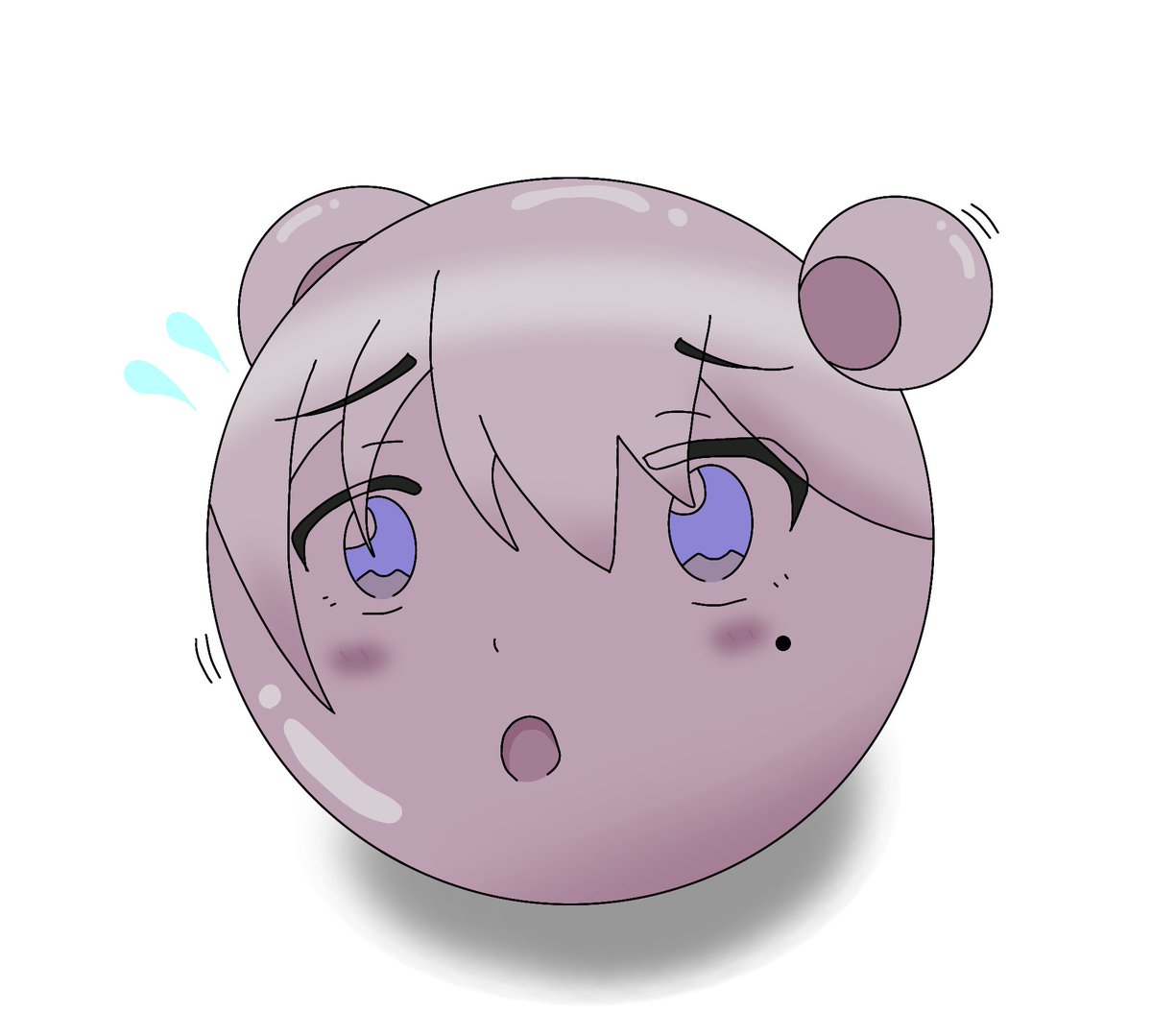 <a href="/olz_94/">不健康</a> お待たせ致しました！
もちちゃんのビー玉化を描いてみました…🙇‍♂️