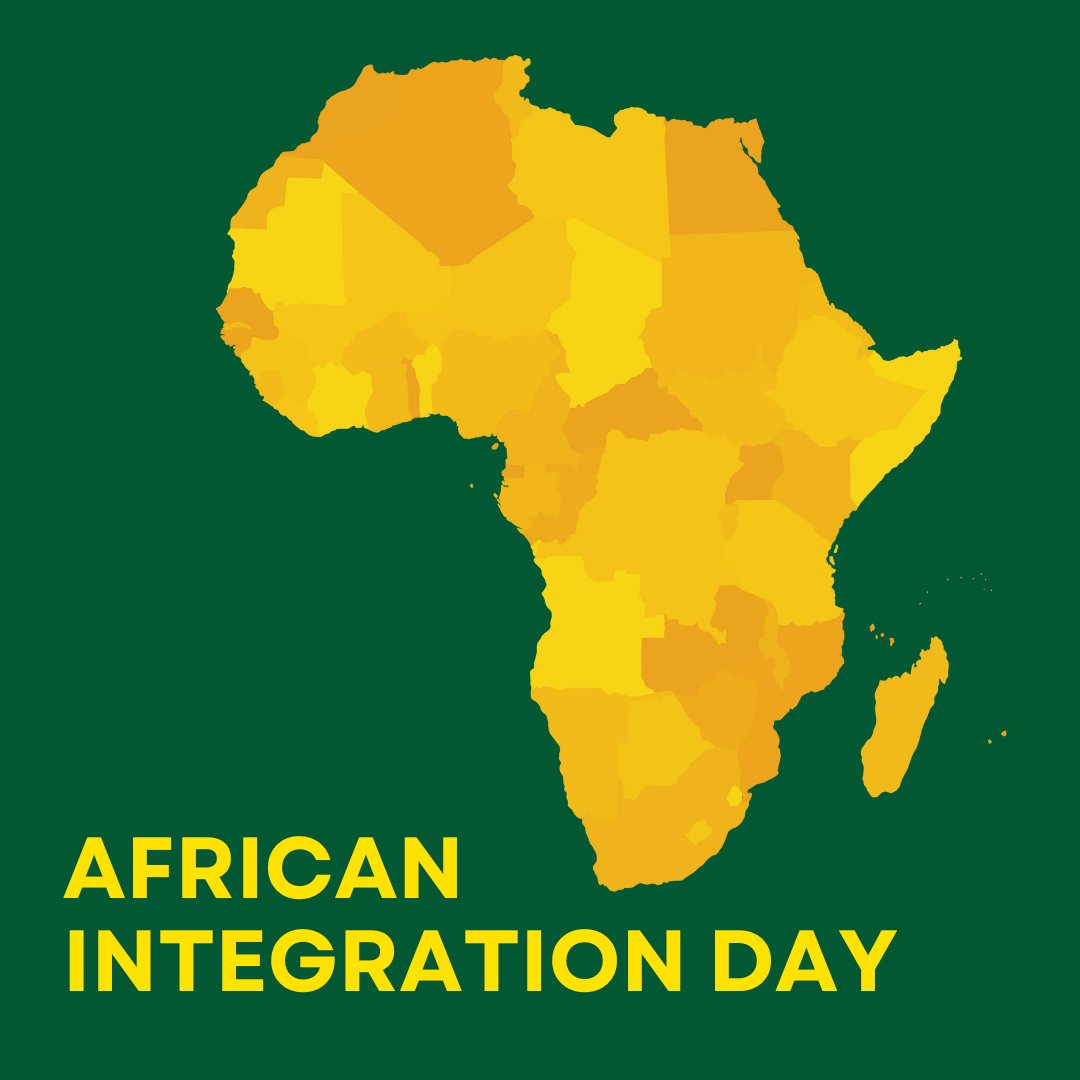 Celebrating the African Integration Day through the advancing of Regional and Continental Unity. #DGTrends